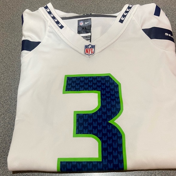 Nike On Field Seattle Seahawks Youth XL #3 Russell Wilson Seahawks Jersey - Picture 5 of 5
